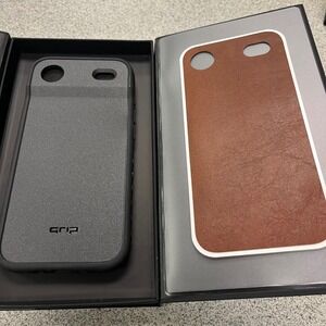 dbrand Grip iPhone 17 Air Case Brown Leather Skin Back New Open Box